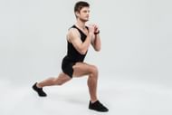 Downhill lunges. (Image via Freepik)
